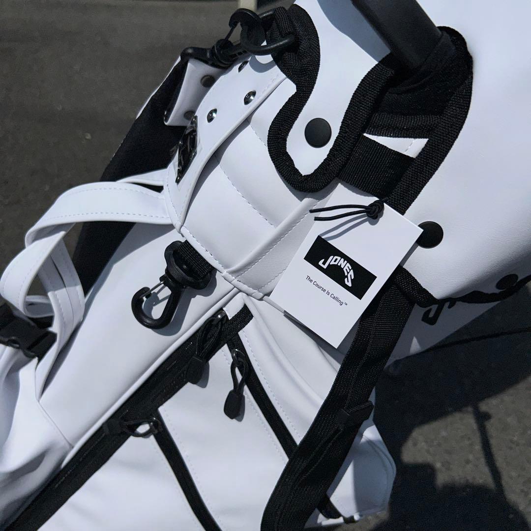 JONES 軽量防水キャディバッグ ホワイト