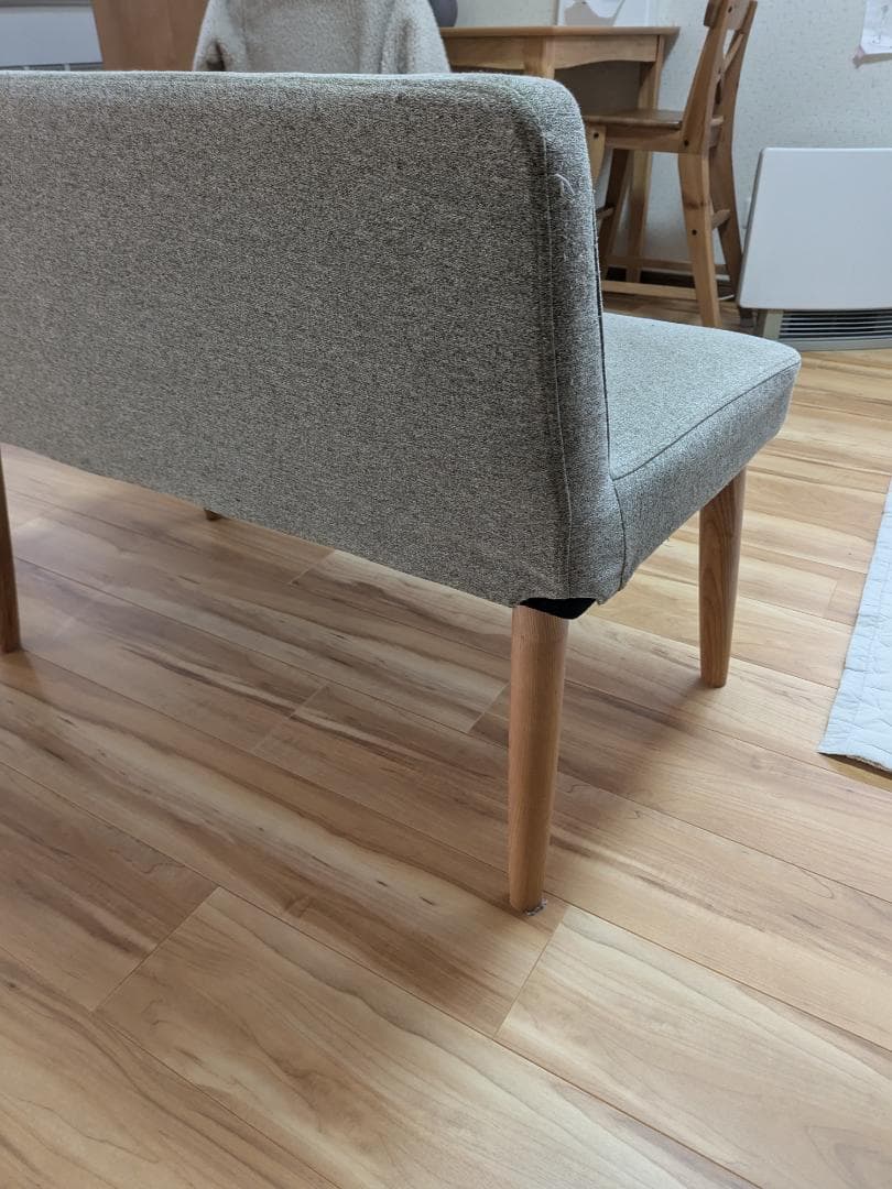 B-company ダイニング　ベンチ　椅子　ベージュ