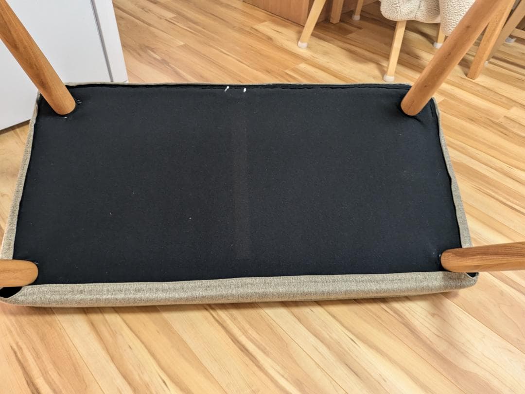 B-company ダイニング　ベンチ　椅子　ベージュ