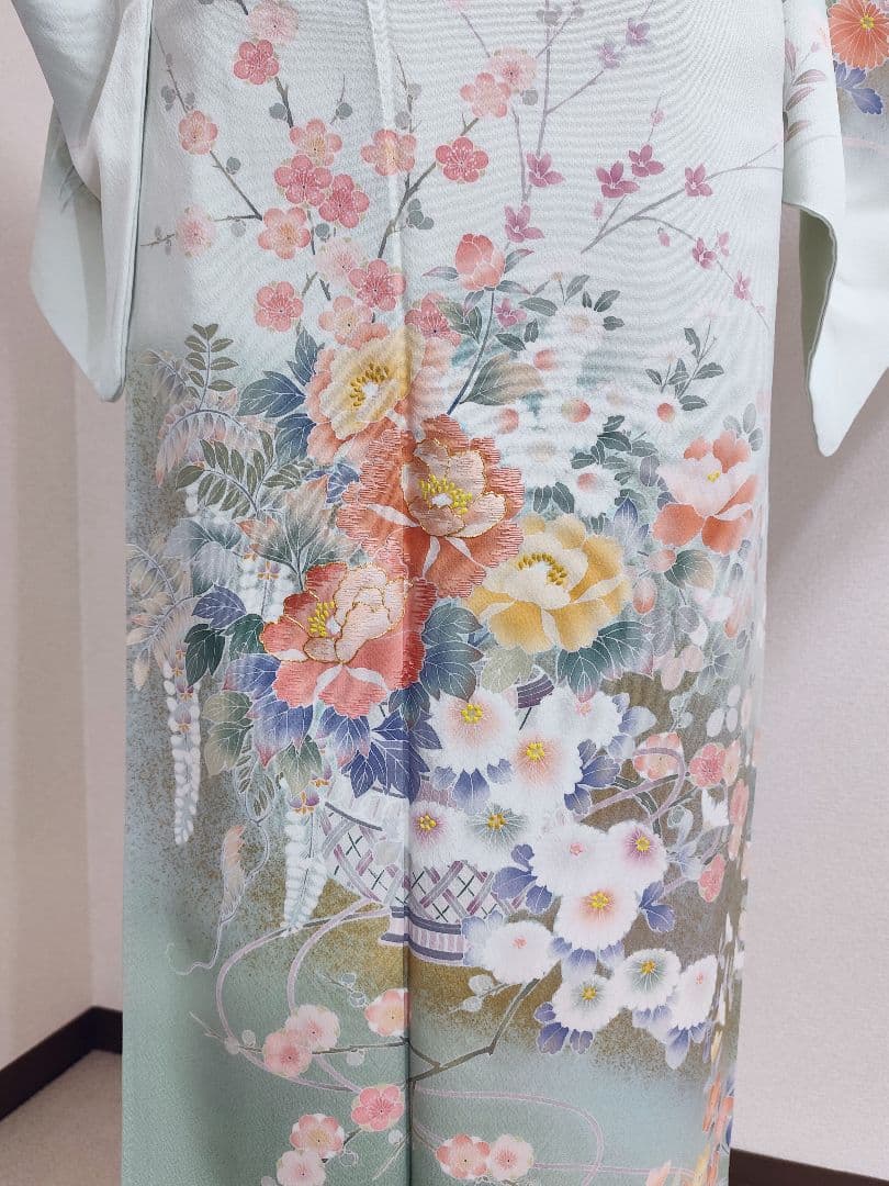 ❰6549❱ フルセット　訪問着 作家　袋帯　入学式　結婚式　お宮参り　正絹着物