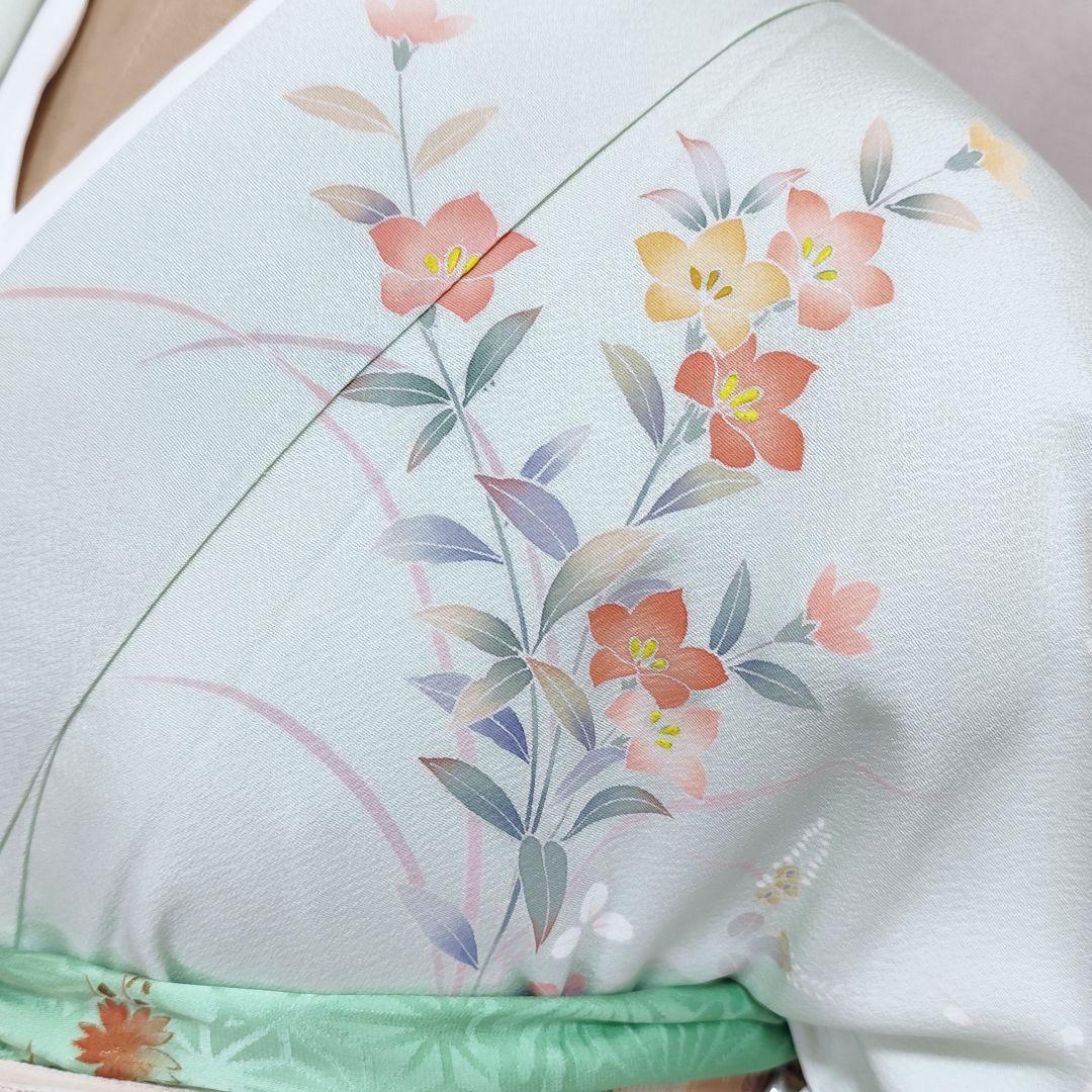 ❰6549❱ フルセット　訪問着 作家　袋帯　入学式　結婚式　お宮参り　正絹着物