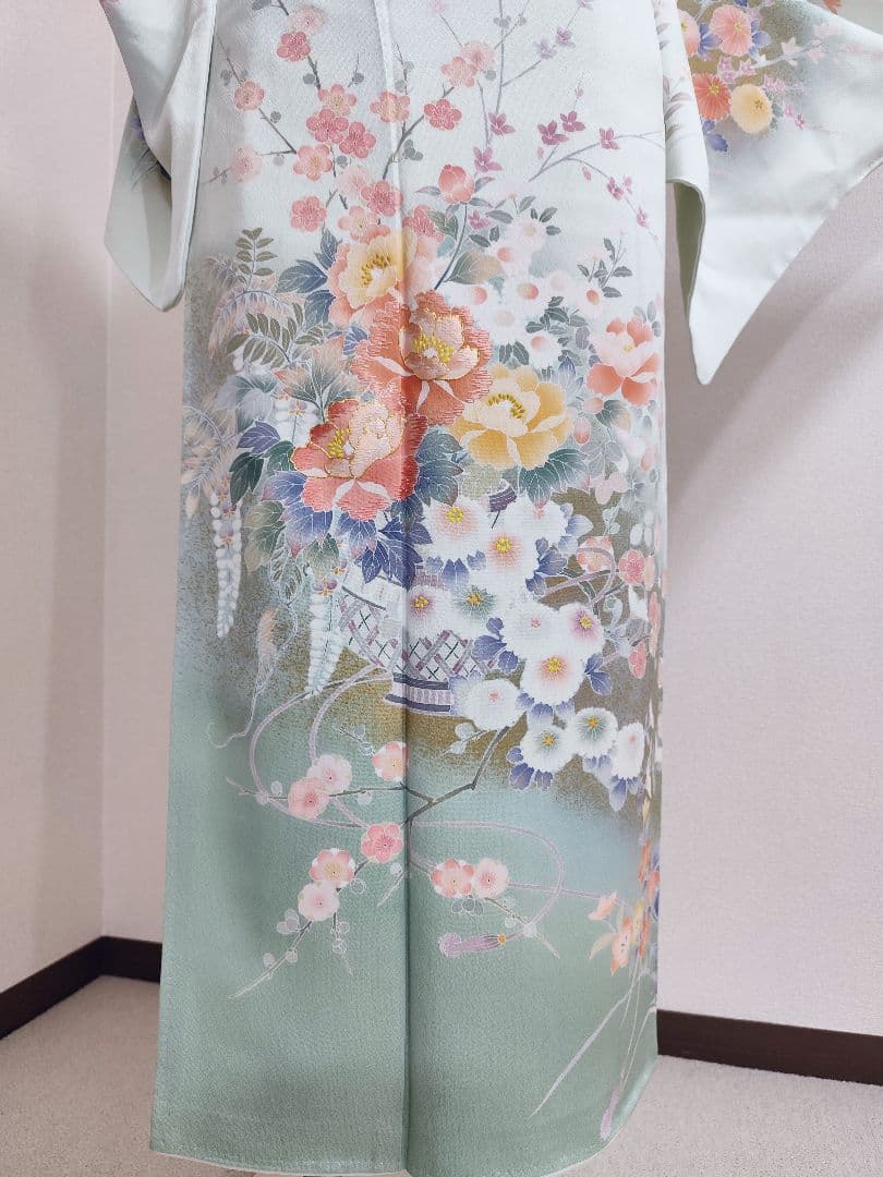 ❰6549❱ フルセット　訪問着 作家　袋帯　入学式　結婚式　お宮参り　正絹着物