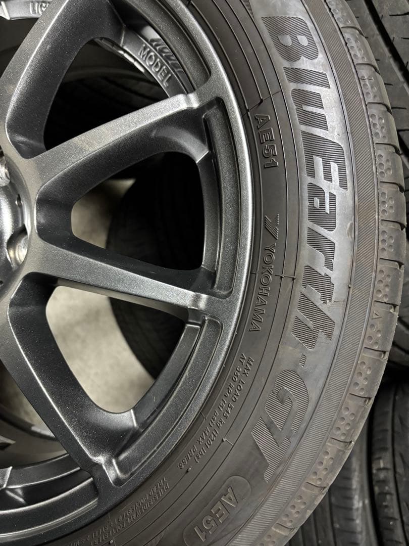 ヨコハマ ブルーアースGT 195/55R16 タイヤ MIDホイールセット