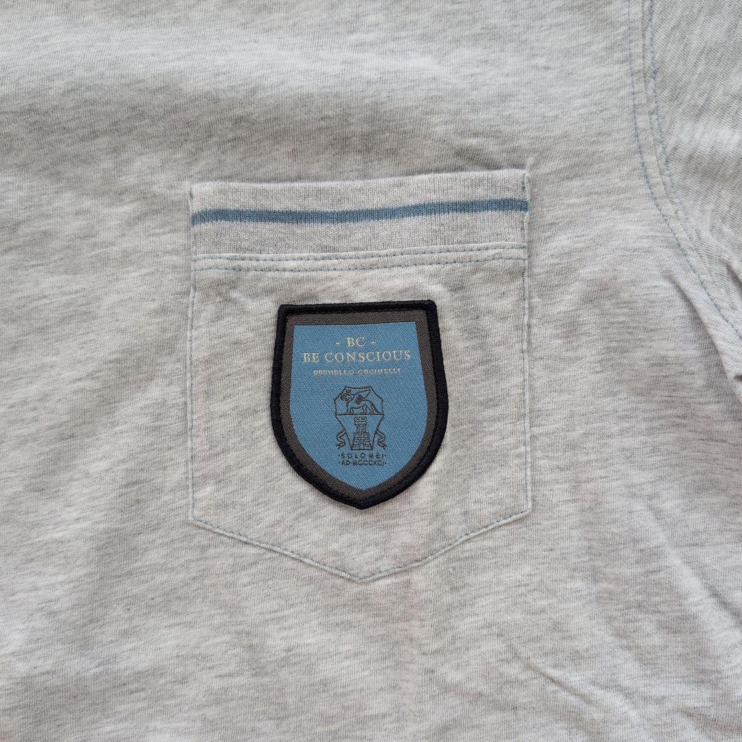 ブルネロクチネリ　ボーイズＴシャツセット(カーキ＆グレー)１２Ｙ