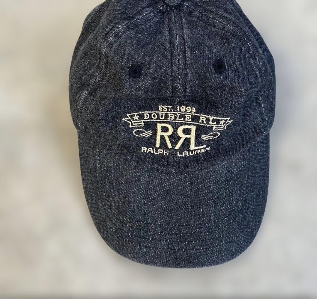 最安値！RRLデニムキャップ ダブルアールエル ラルフローレン