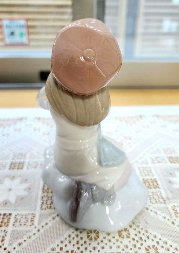 極美品 LLDRO リヤドロ 犬と少女