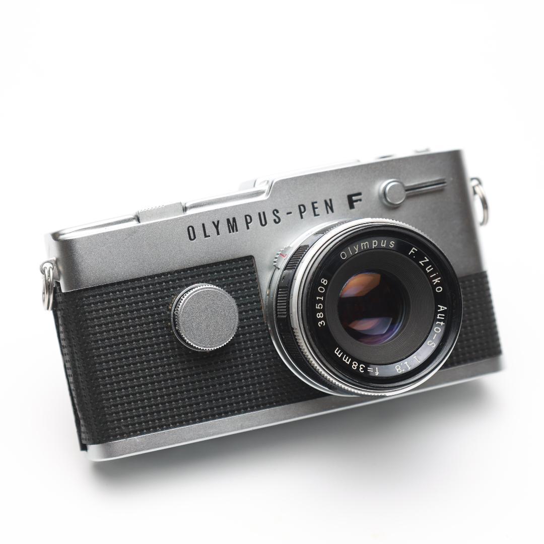 オリンパス ハーフ 一眼レフ PEN FT 純正ケース・花文字メタルキャップ
