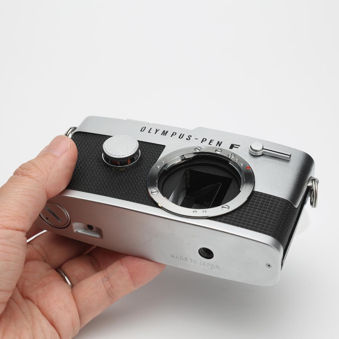 オリンパス ハーフ 一眼レフ PEN FT 純正ケース・花文字メタルキャップ