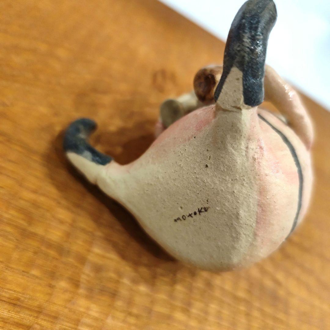 人気作家★大野素子★サンタクロース クリスマス 陶人形 信楽焼