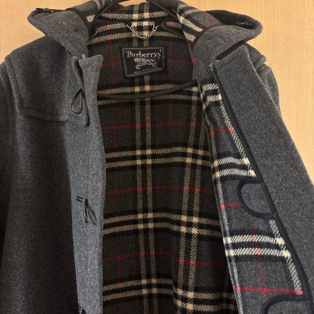 BURBERRY バーバリー ダッフルコート ウール グレー
