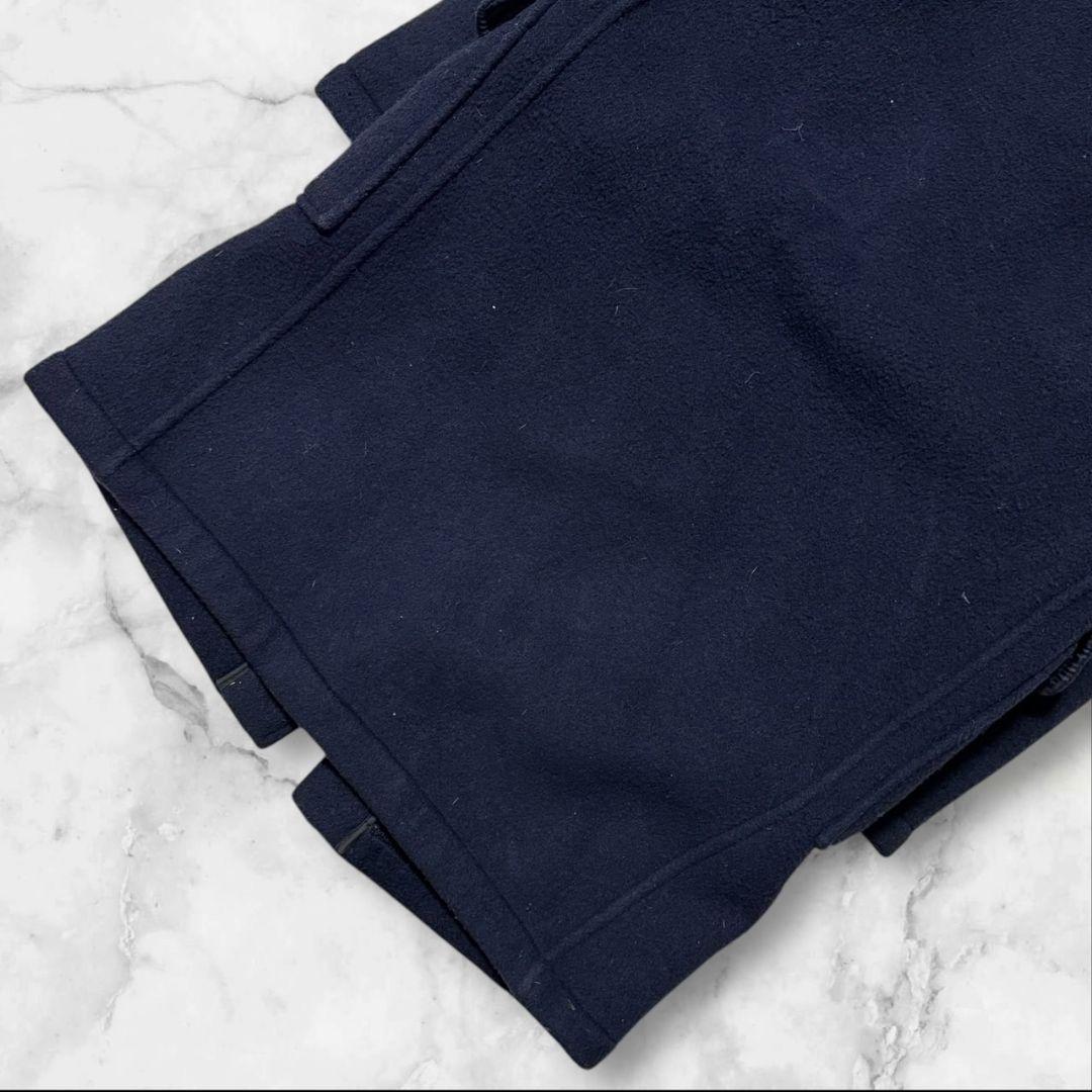 【極美品】英国製 Lサイズ グローバーオール ダッフルコート チェック 水牛