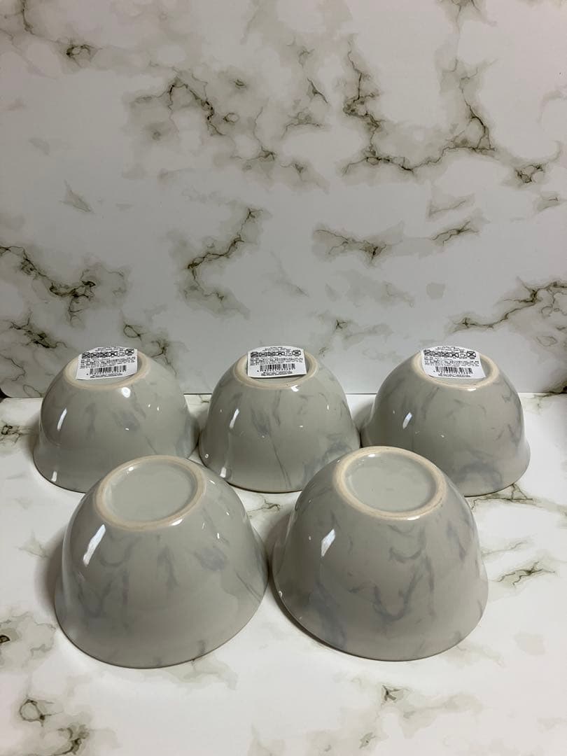 金ふちマーブル皿　15皿セット