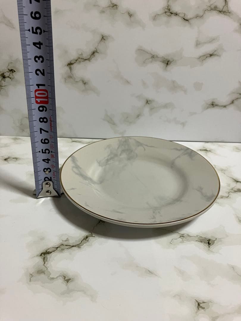 金ふちマーブル皿　15皿セット