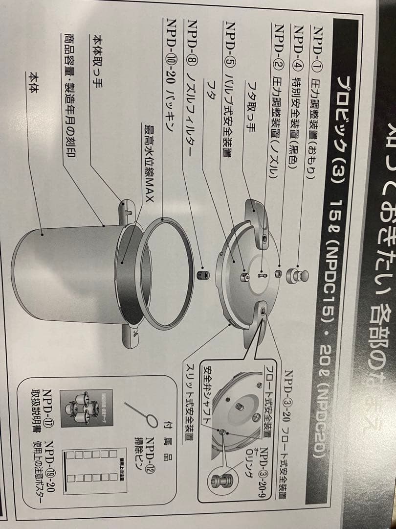 ステンレス圧力鍋 15リットル
