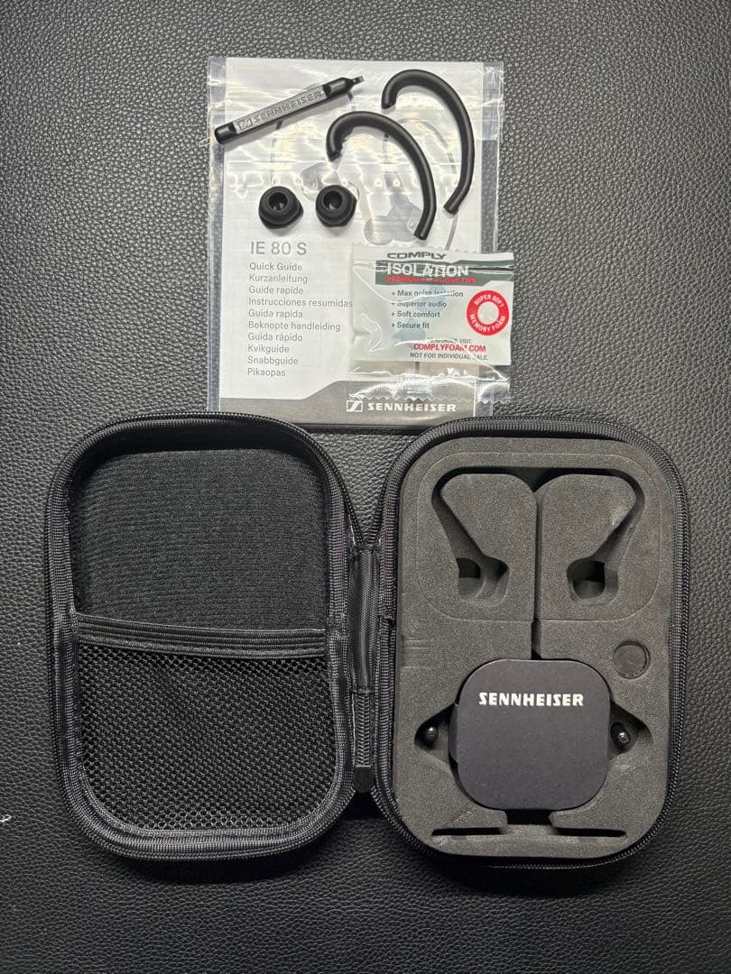 Sennheiser IE 80 S + ケース + 変換アダプタ2種