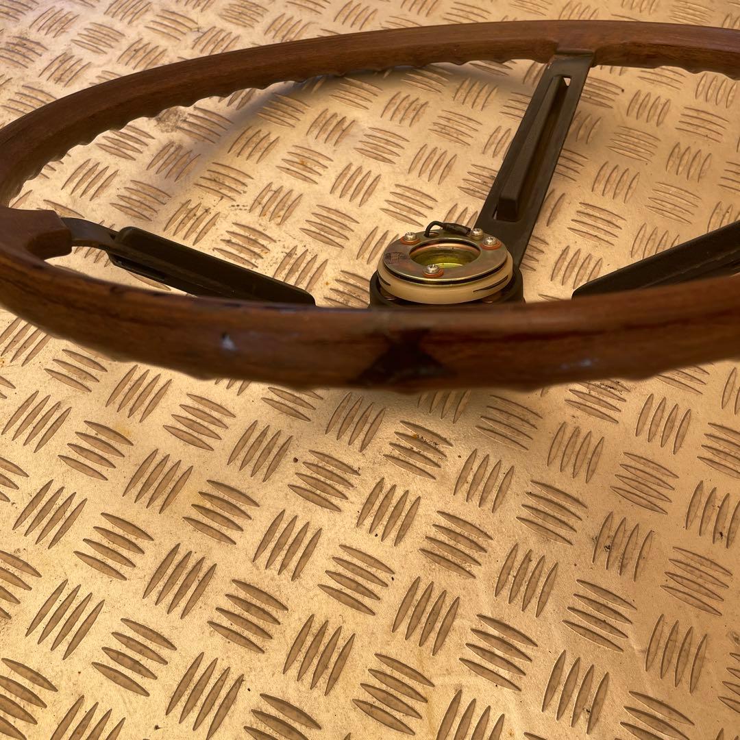 日産ブルーバード510純正ウッドハンドル ホーンボタンset