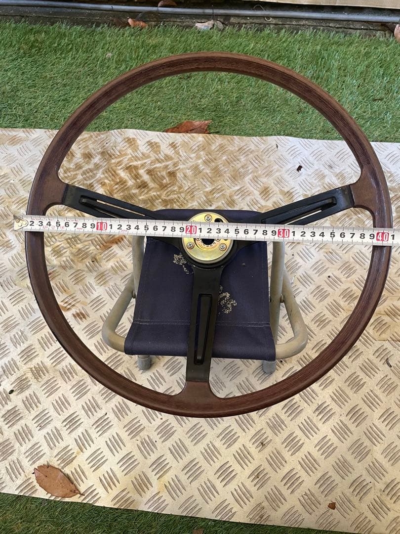 日産ブルーバード510純正ウッドハンドル ホーンボタンset