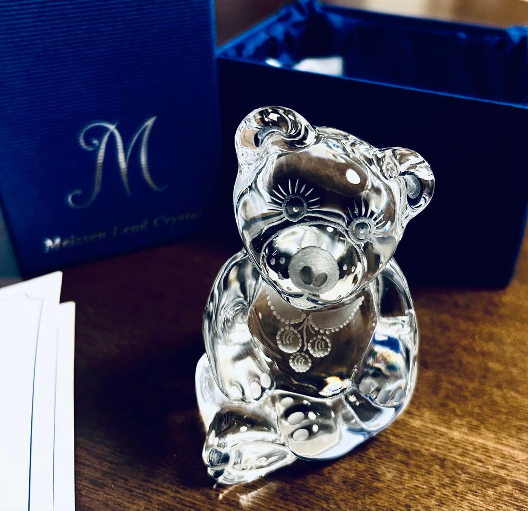Meissen マイセンクリスタル　熊 クマ