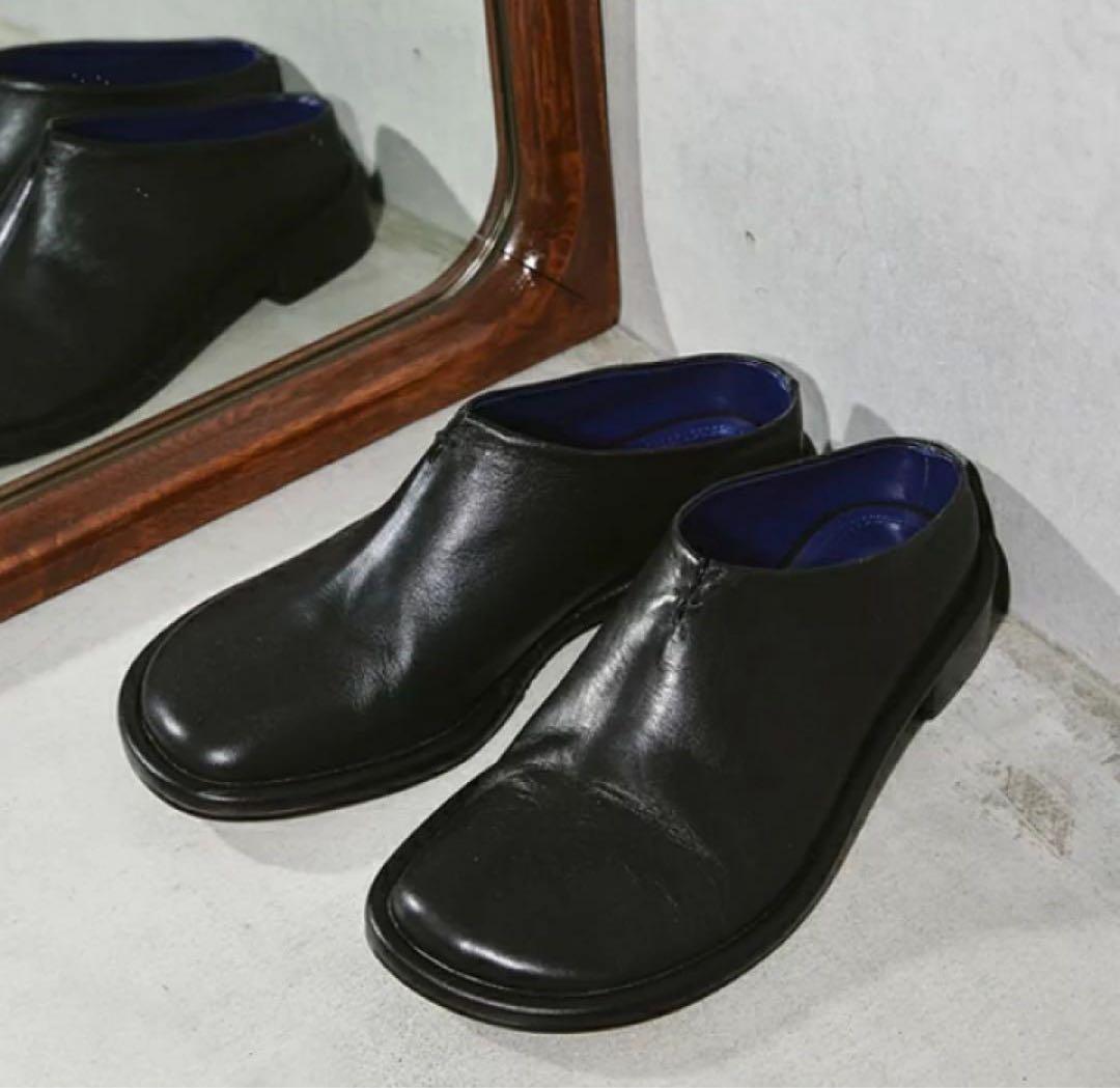 靴 todayful Slide Leather Shoes