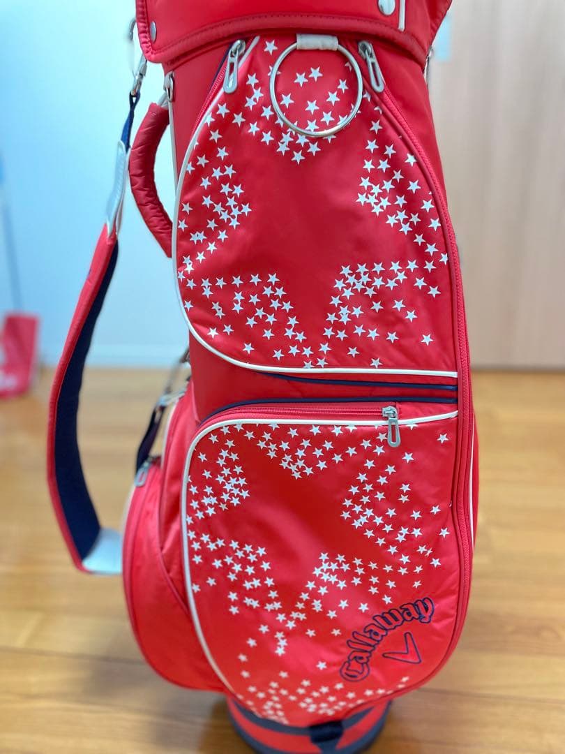 Callaway 赤 星柄 ゴルフバッグ