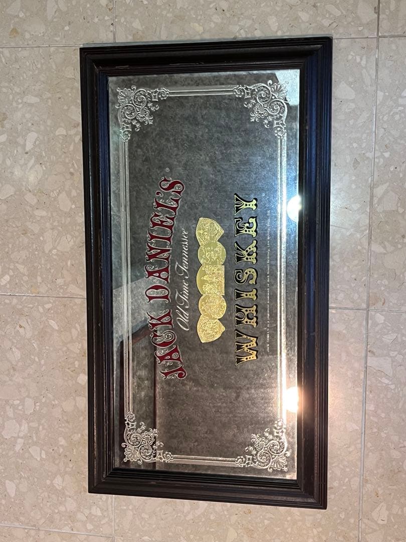 Jack Daniel's ジャックダニエルパブミラー　希少アンティーク USA