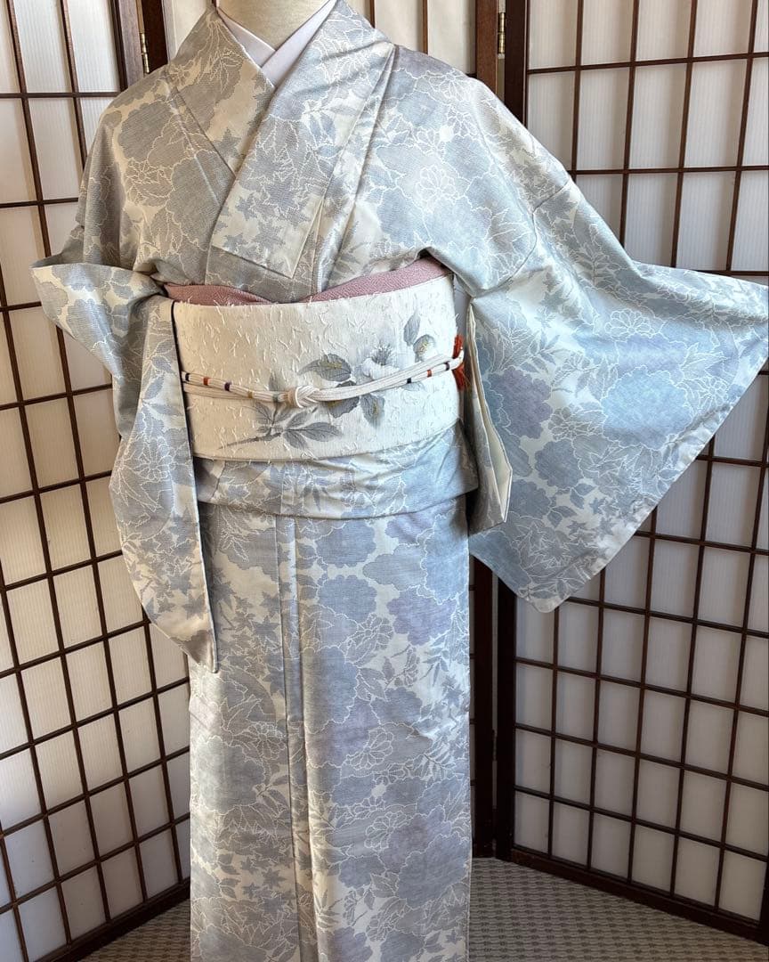 本場白大島　花模様　カタス式　9マルキ