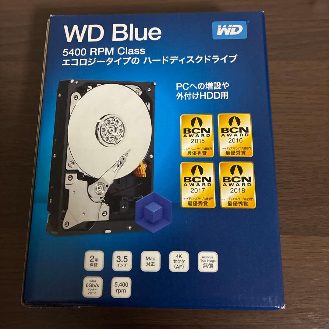 3.5インチHDD 6TB WD Blue WD60EZAZ-RT