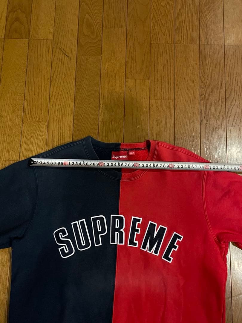 on-black #23 シュプリーム☆センター刺繍　バイカラー L