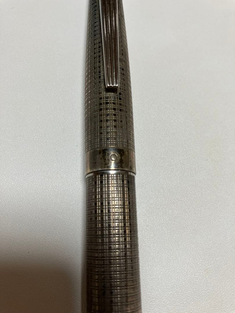 PARKER 75 シズレ系 スターリングシルバー 太字 日本仕様 万年筆