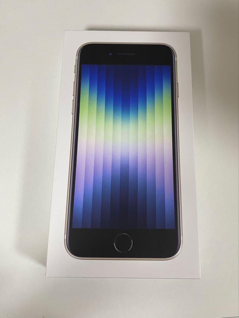 iPhone SE第3世代64GB/SIMフリー/スターライト/バッテリー100