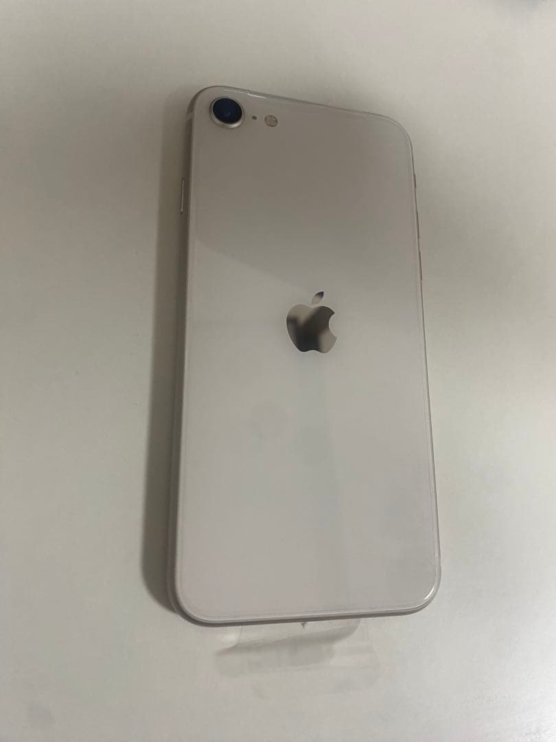 iPhone SE第3世代64GB/SIMフリー/スターライト/バッテリー100