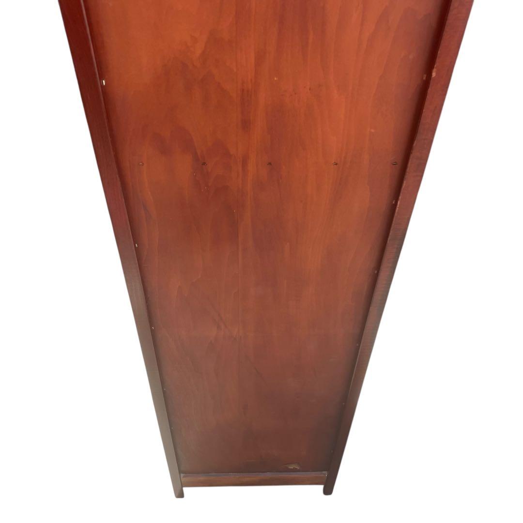 高級 無垢 四方棚 飾り棚 オープラック 収納家具 スリム棚　ヴィンテージ