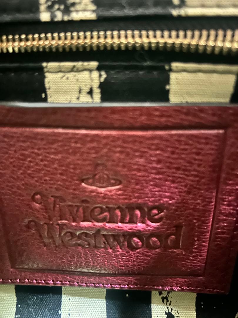 Vivienne Westwood バーガンディ ハンドバッグ ショルダーバッグ