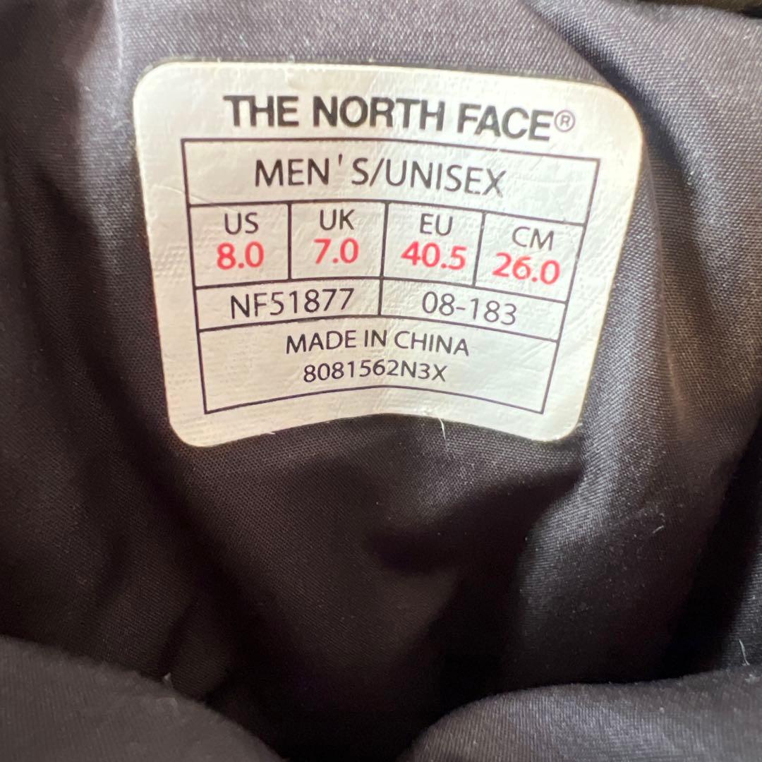 THE NORTH FACE スノーブーツUS8 26㎝ 迷彩柄