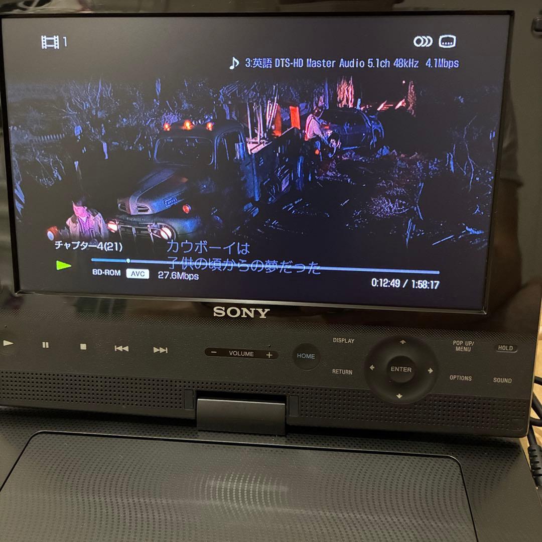Sony ポータブルブルーレイプレーヤー　BDP-SX910 動作良好です