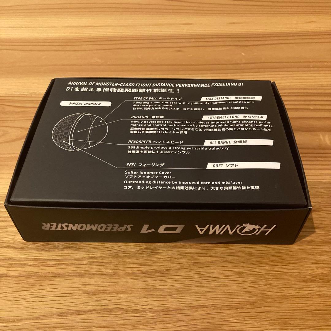 ホンマ　スピードモンスター　ホワイト　5ダース　ゴルフボール