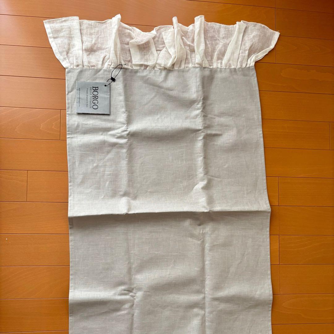 テーブルランナー　ボルゴデレトヴァーリェ　サラグレース　ライトグレー