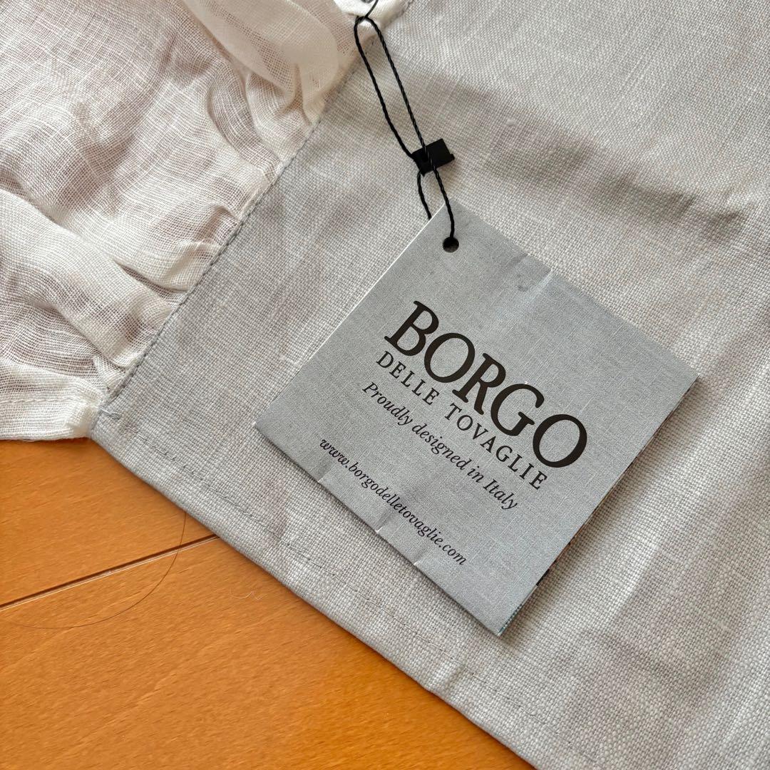 テーブルランナー　ボルゴデレトヴァーリェ　サラグレース　ライトグレー