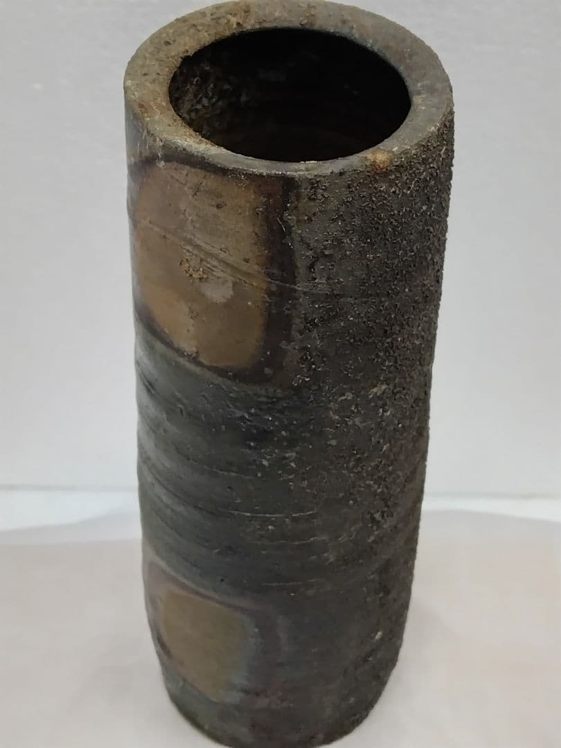 備前　花入れ　井上武  223mm✖75mm