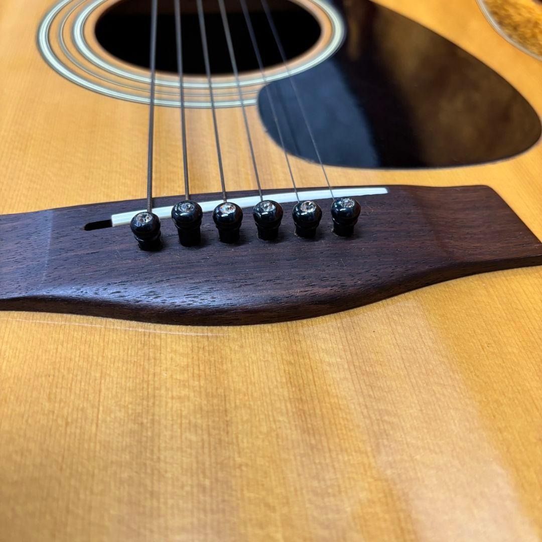 872　ヤマハ　1970年代　黒ラベル　アコースティックギター　ハードケース付き