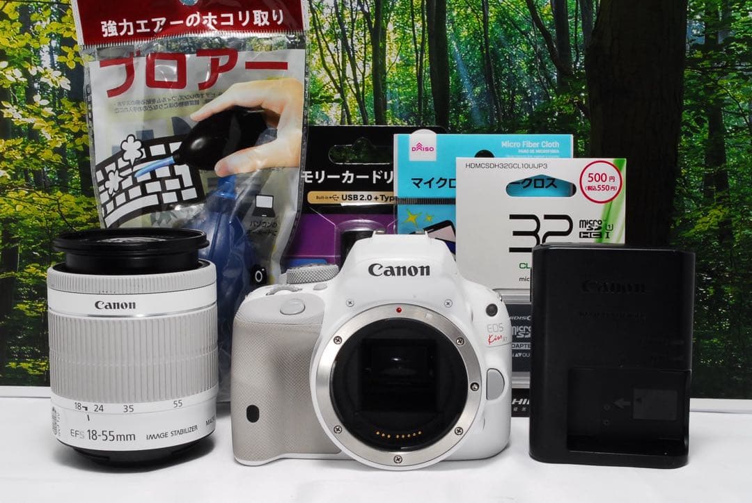 【美品】Canon EOS Kiss X7 ホワイト デジタル一眼カメラ