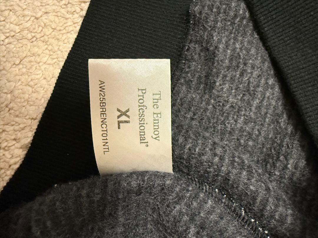 トップス ENNOY Border Crew Neck Sweat XLsize