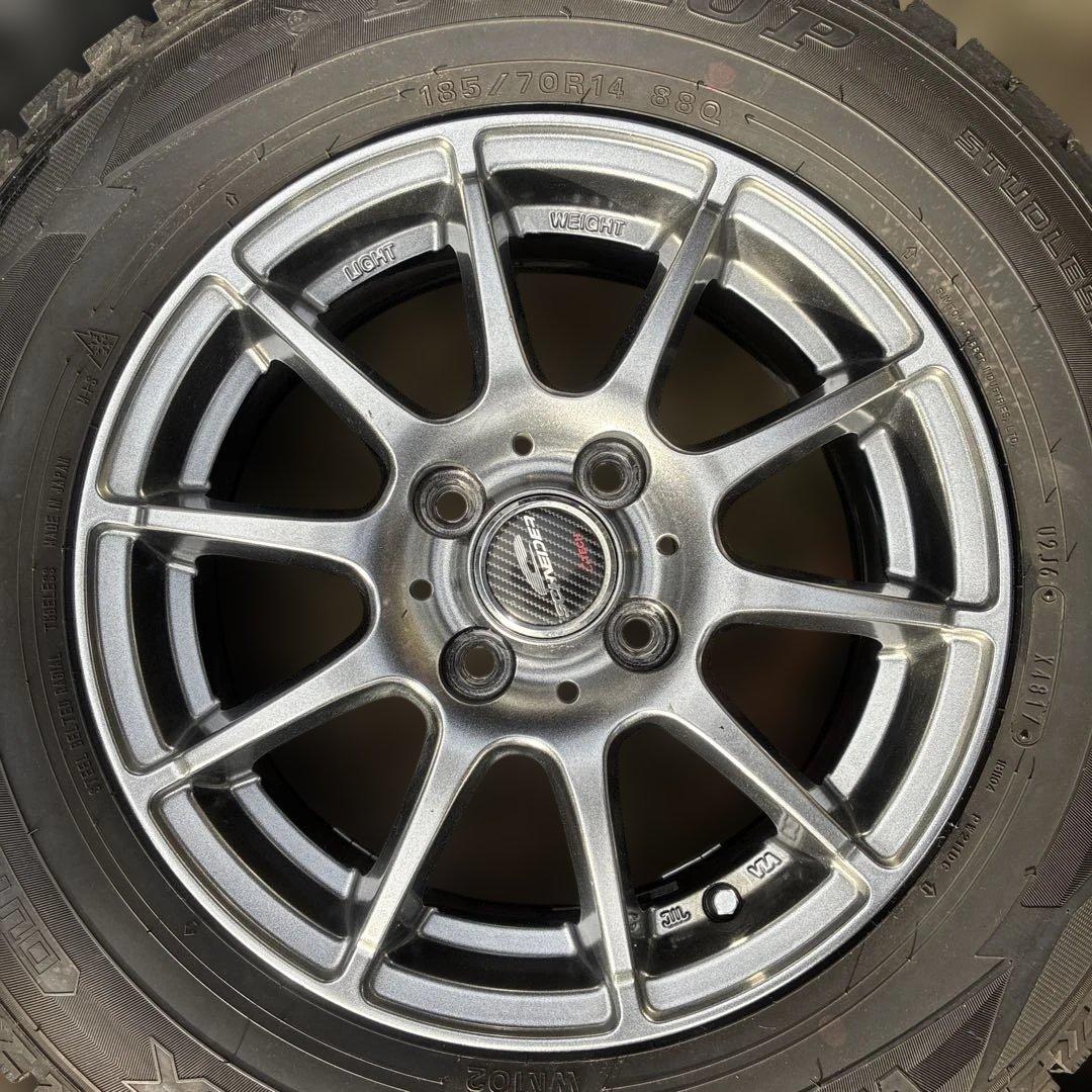 DUNLOP WINTER MAXX 14インチ タイヤ・ホイールセット