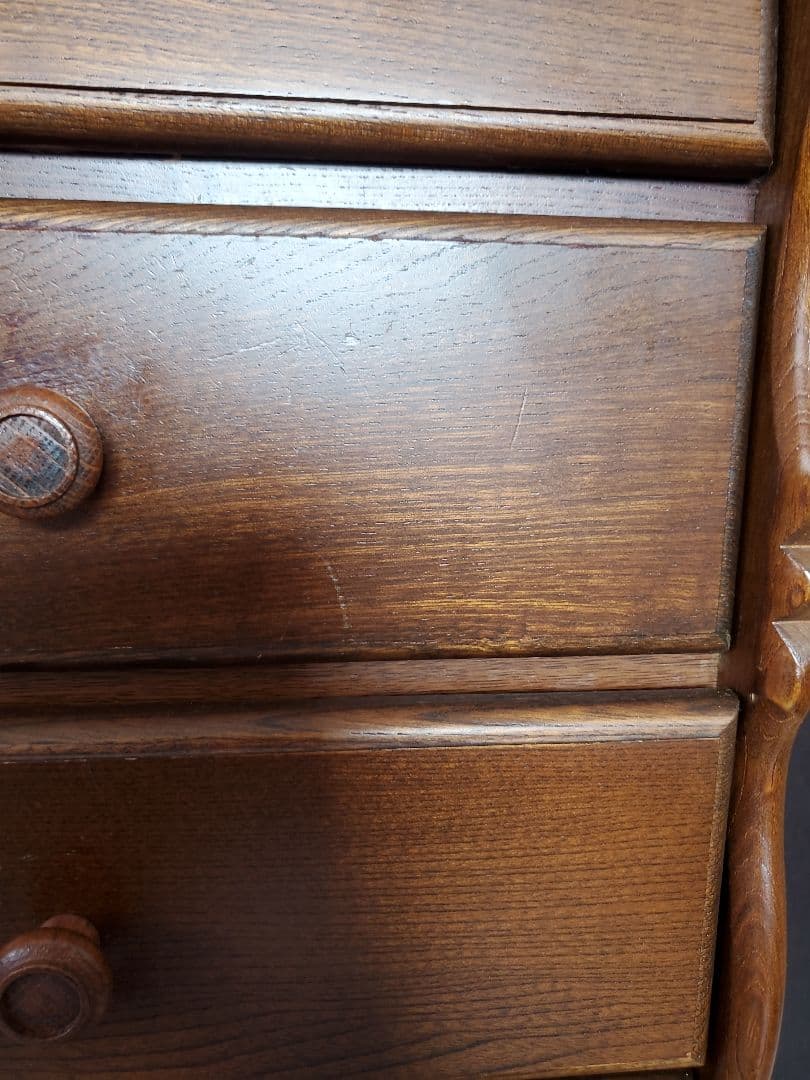 大幅値下【希少】カリモク コロニアル ドレッサー チェスト ミラー付き 国産家具