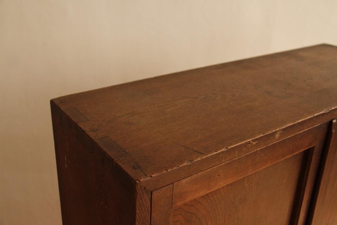 棚　キャビネット　木製　7段　高さ97.5㎝　アンティーク　古道具　古家具