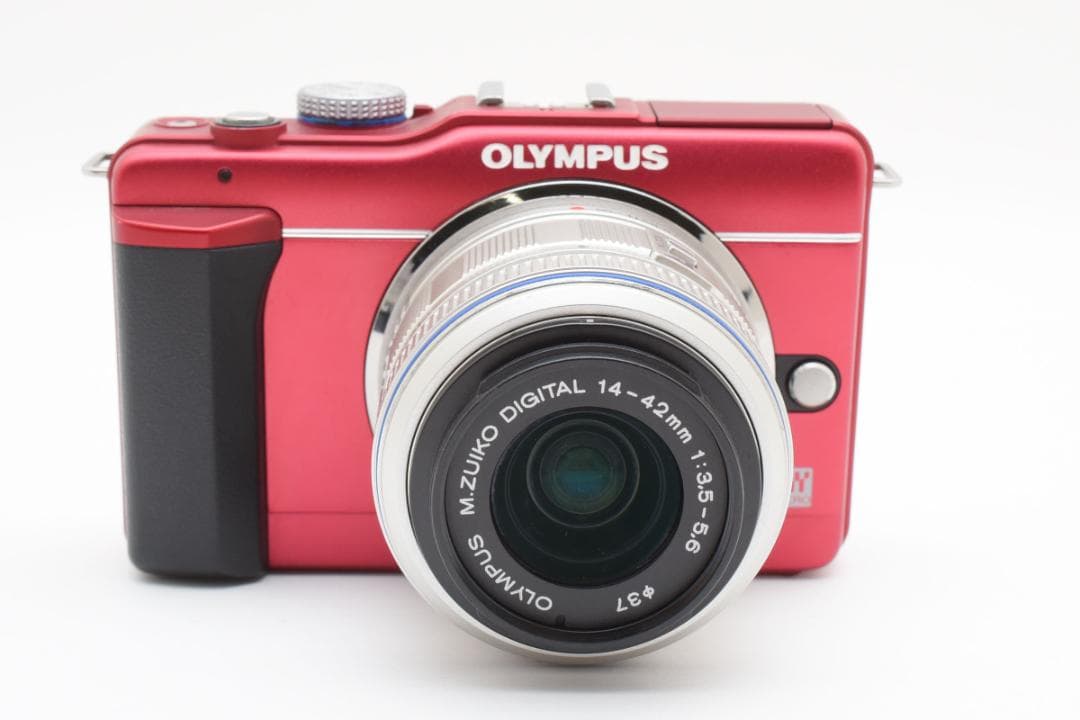 オリンパス　OLYMPUS PEN Lite E-PL5 レッド 14-42mm