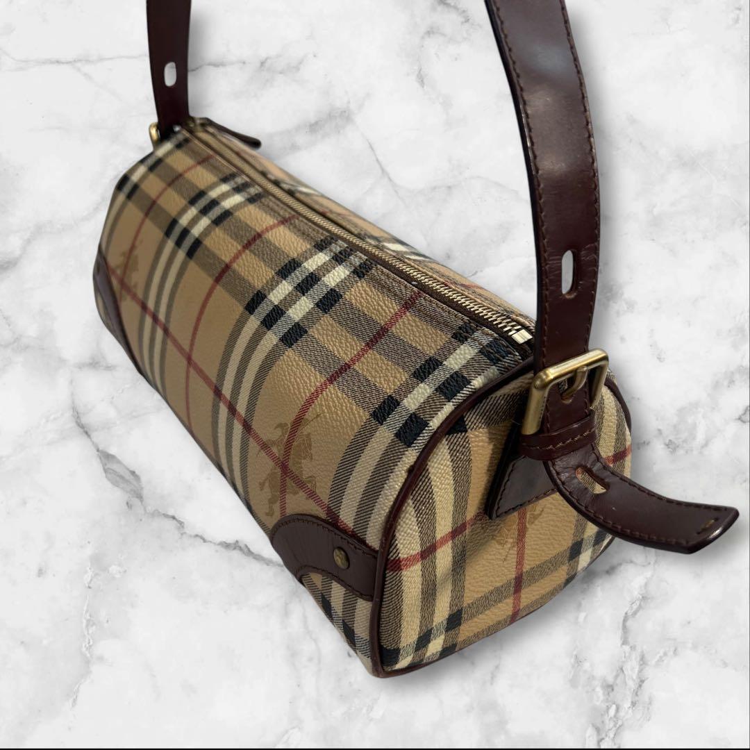 極美品 BURBERRY LONDON バーバリーロンドン ミニハンドバッグ