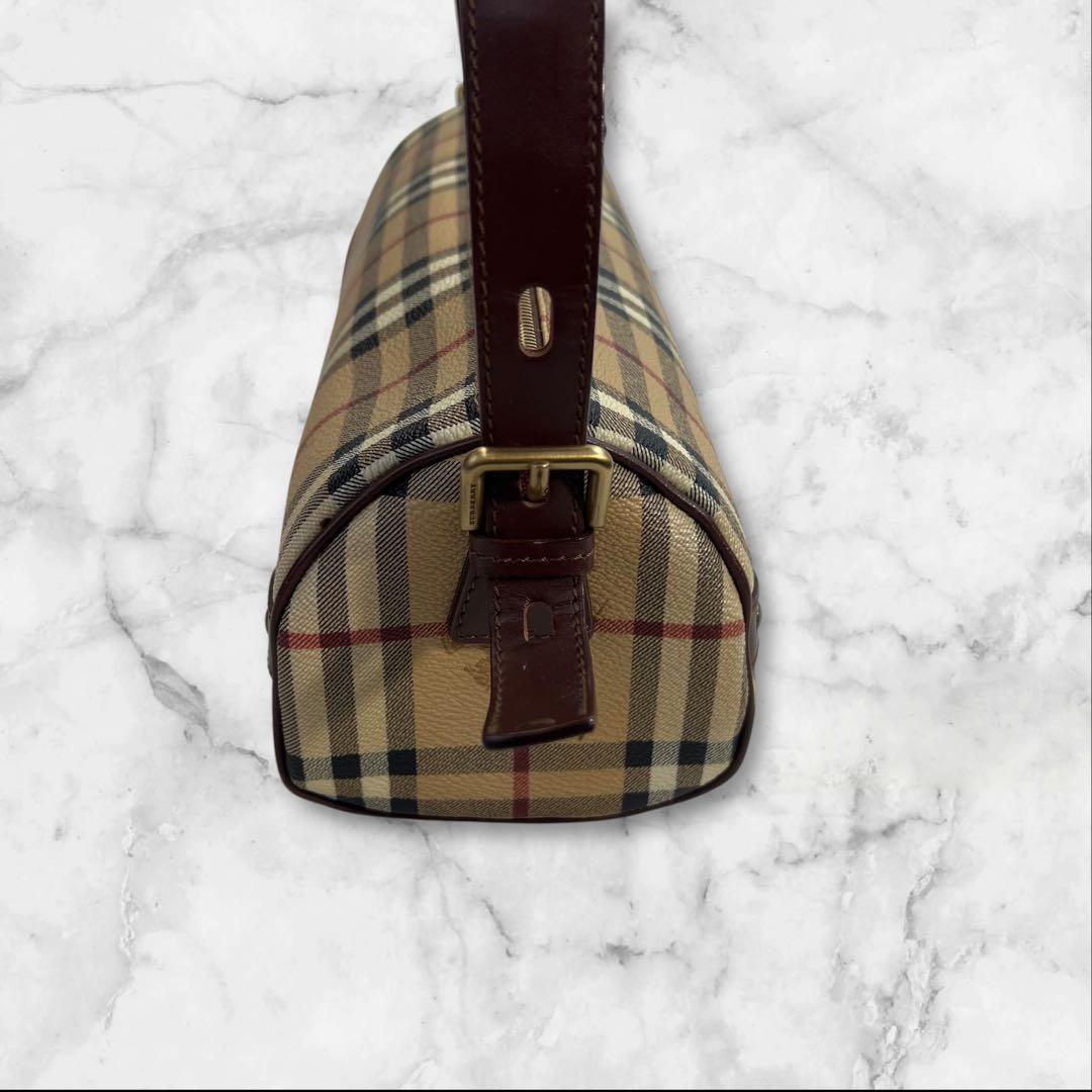極美品 BURBERRY LONDON バーバリーロンドン ミニハンドバッグ