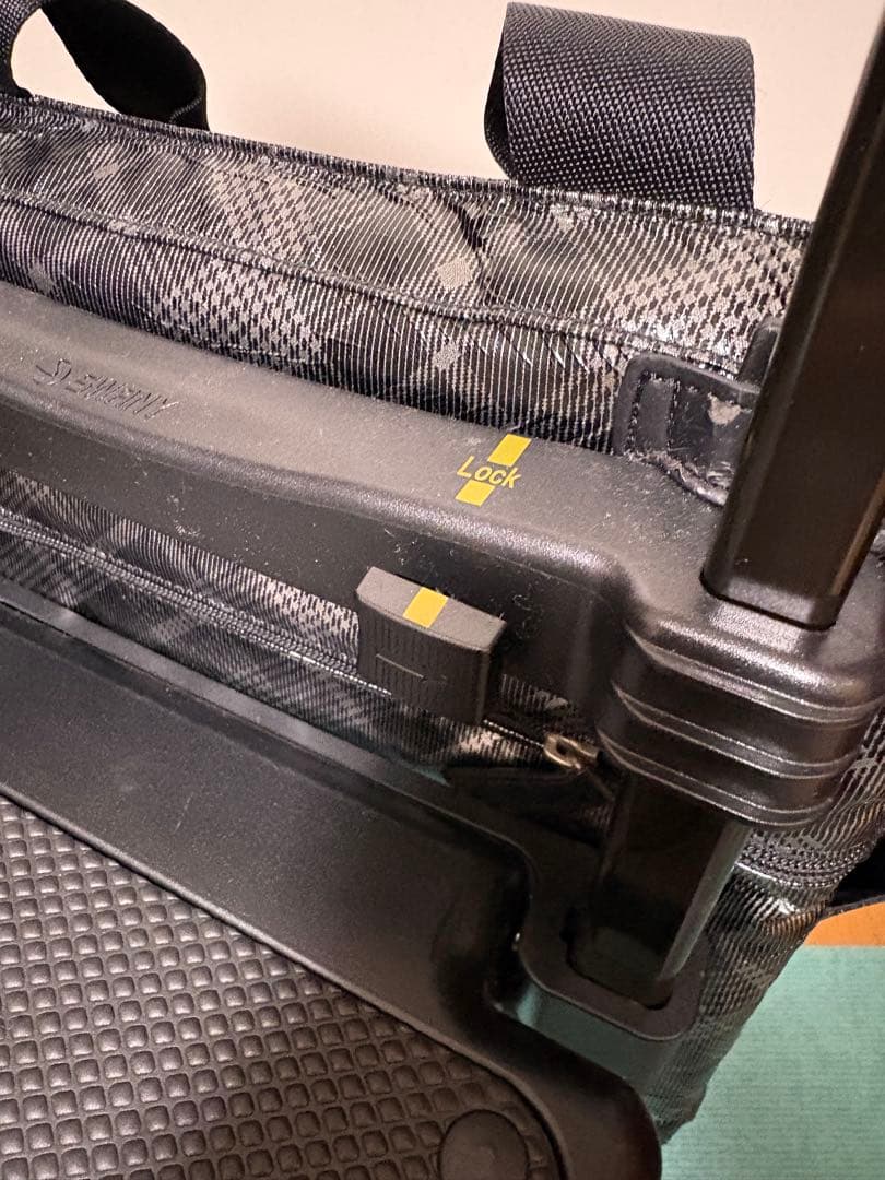 USED SWANY チェック柄 キャリーカート