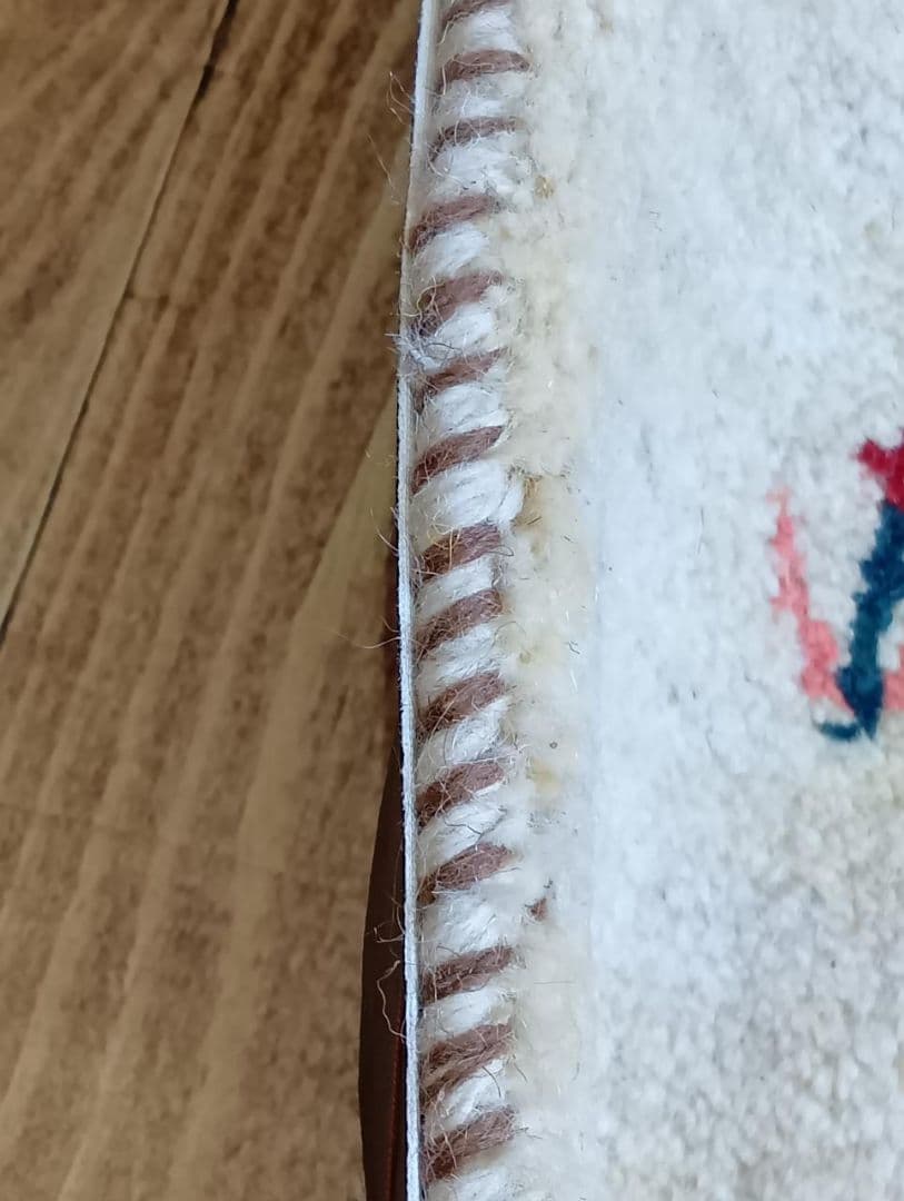 【＆greenさま専用】ペルシャ絨毯　ギャッベ　座布団　手織り　2枚おまとめ